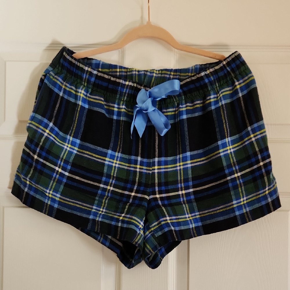 American Eagle Outfitters Flannel Boxer Sleep Shorts